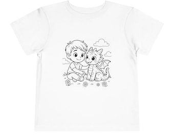 A Boy & His Dragon T-Shirt (Choose Design + Size)