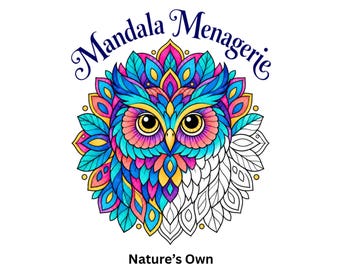 Adult Coloring Pages - Mandala Menagerie