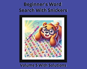 Large-Print Kids Word Search: Snickers Series Vol. 5, Paperback - Ages 3-6
