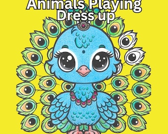 Animals Playing Dress Up - Digital Download