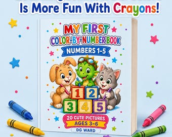 My First Color-By-Number Book - Numbers 1-5 Physical Book