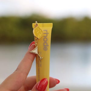Custom Rhode Lip Gloss Keychain: Choose your style