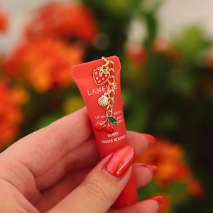 Handmade Mini Laneige Lip Gloss Keychain: Chic Charm Accessory