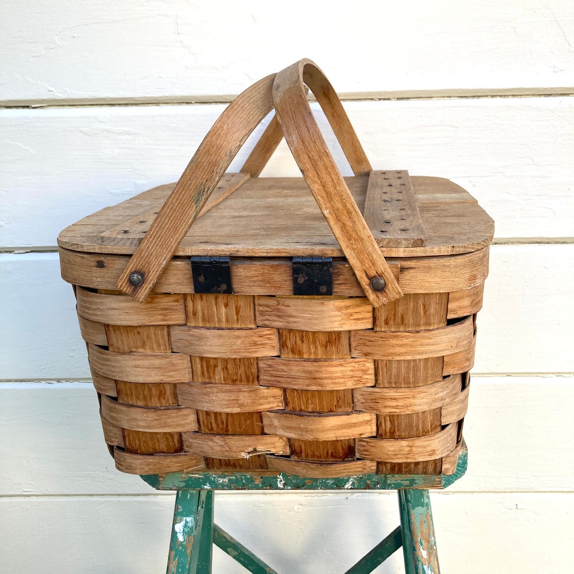 Vintage Basketville Picnic Basket Basketville Putney Etsy