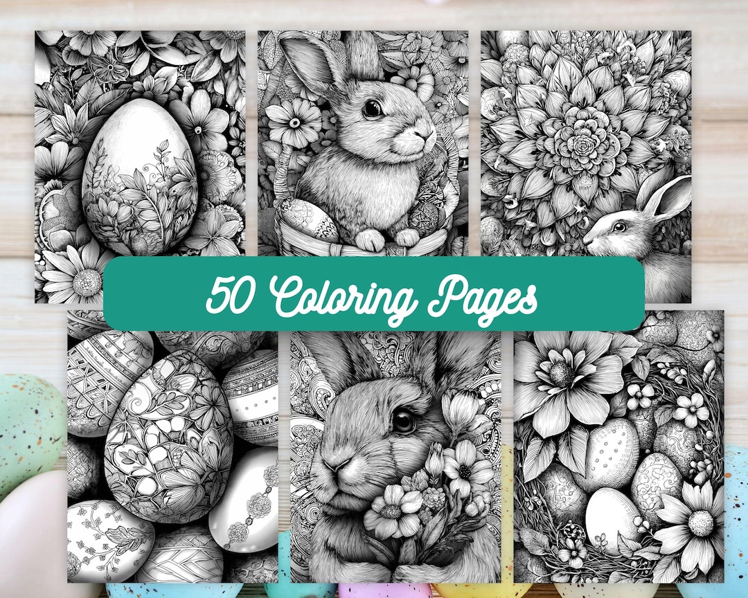 Easter Adult Coloring Pages Intricate Easter Eggs Bunnies And easter-adult-coloring-pages-intricate-easter-eggs-bunnies-and