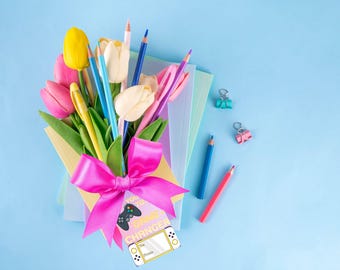 Trendy Pop Culture Gift Tags for Teachers – Perfect for Teacher Appreciation - Set of 6 (PDF Document)