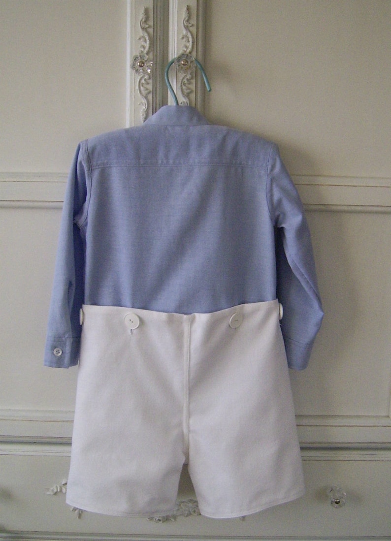 Vintage Style Reclaimed Textiles Christening Peter Rabbit Shirt and Shorts size 18 to 24 months Wedding