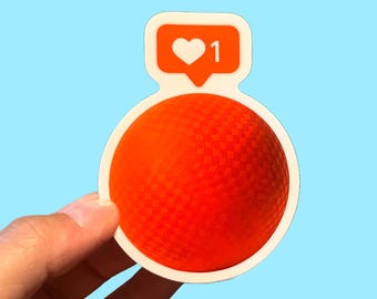 I Like Kickball Sticker Glossy Die Cut