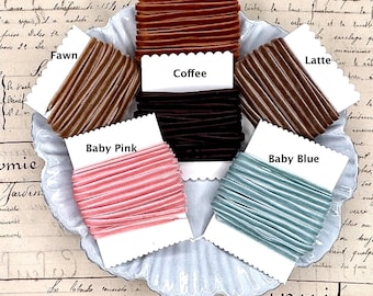 1/8" Skinny Velvet Ribbon: Five Yards, Crafting & Gift Wrapping