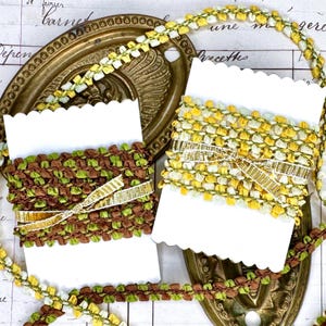Vintage Rococo Ribbon Bow Trim: Mokuba Japan, 2.5" Double Fold