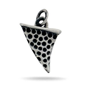 Sterling Silber Haifischzahn Anhänger, mehrere Oberflächen , (83-CH4)