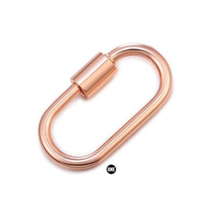 Karabiner Oval Verschluss, Karabiner Schloss, Pave Karabiner Schloss, Verbindungsstück Kralle, (CCL-020)
