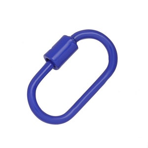 Karabiner Emaille Oval Verschluss, Karabinerschloss, Pave Tropfenschloss, Verbindungsstück Klaue, (CCL-036)