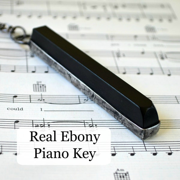 Gift Ideas for Musicians, Piano Gifts, Piano Necklace, Real Piano Key, Unique Jewelry, Gifts for Musician,Piano Lover Gift for Father's Day,