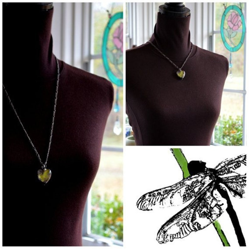 Sunflower Necklace Heart Necklaces for Women Sunflower Etsy