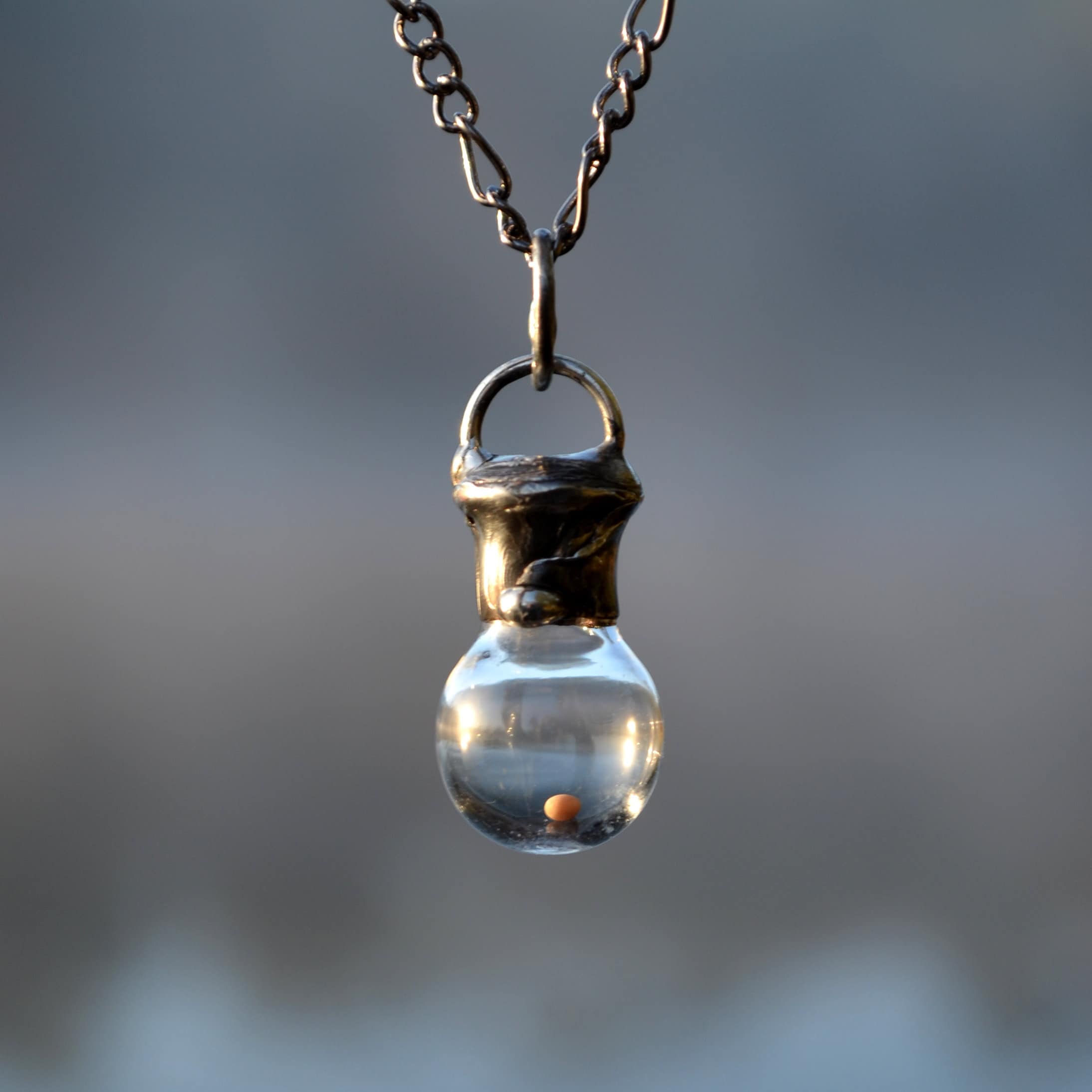 Mustard Seed Necklace Faith of a Mustard Seed Jewelry Mustard