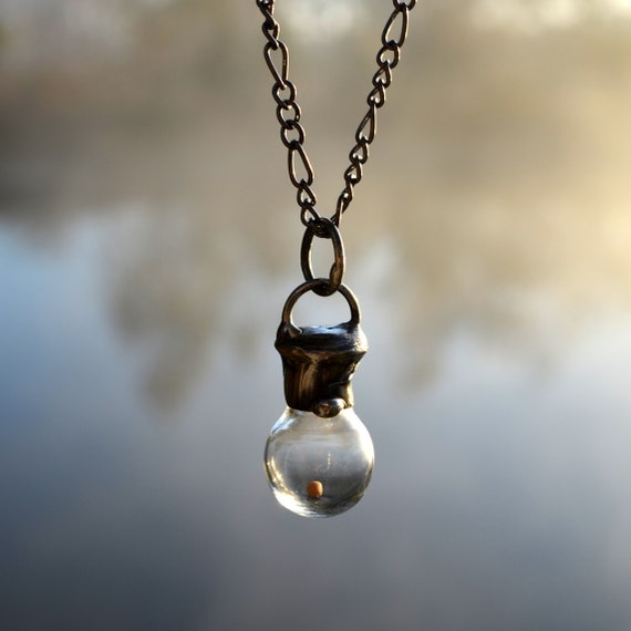 Etsy mustard seed sale necklace