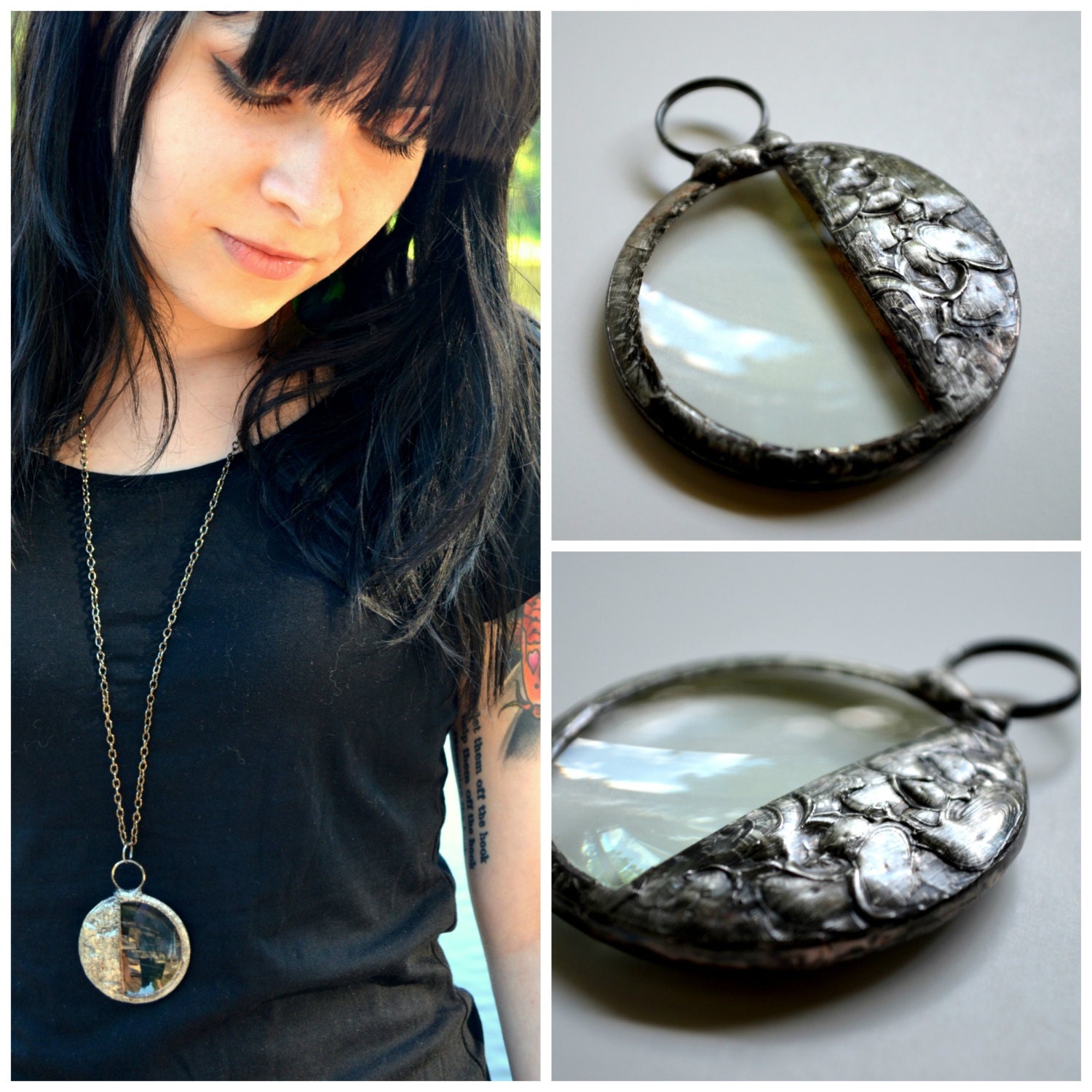 Magnifying Glass Pendant Looking Glass 