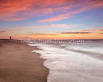 Atlantic Ocean Dawn on Long Island Photograph Print 8x10