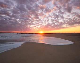 Long Island Sunset Photograph Print 8x10