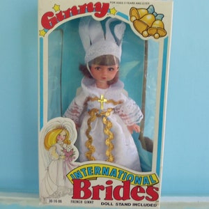 Ginny French Bride Doll By Vogue Vinyl Painted Eye 1982 8 Inch International Brides EA