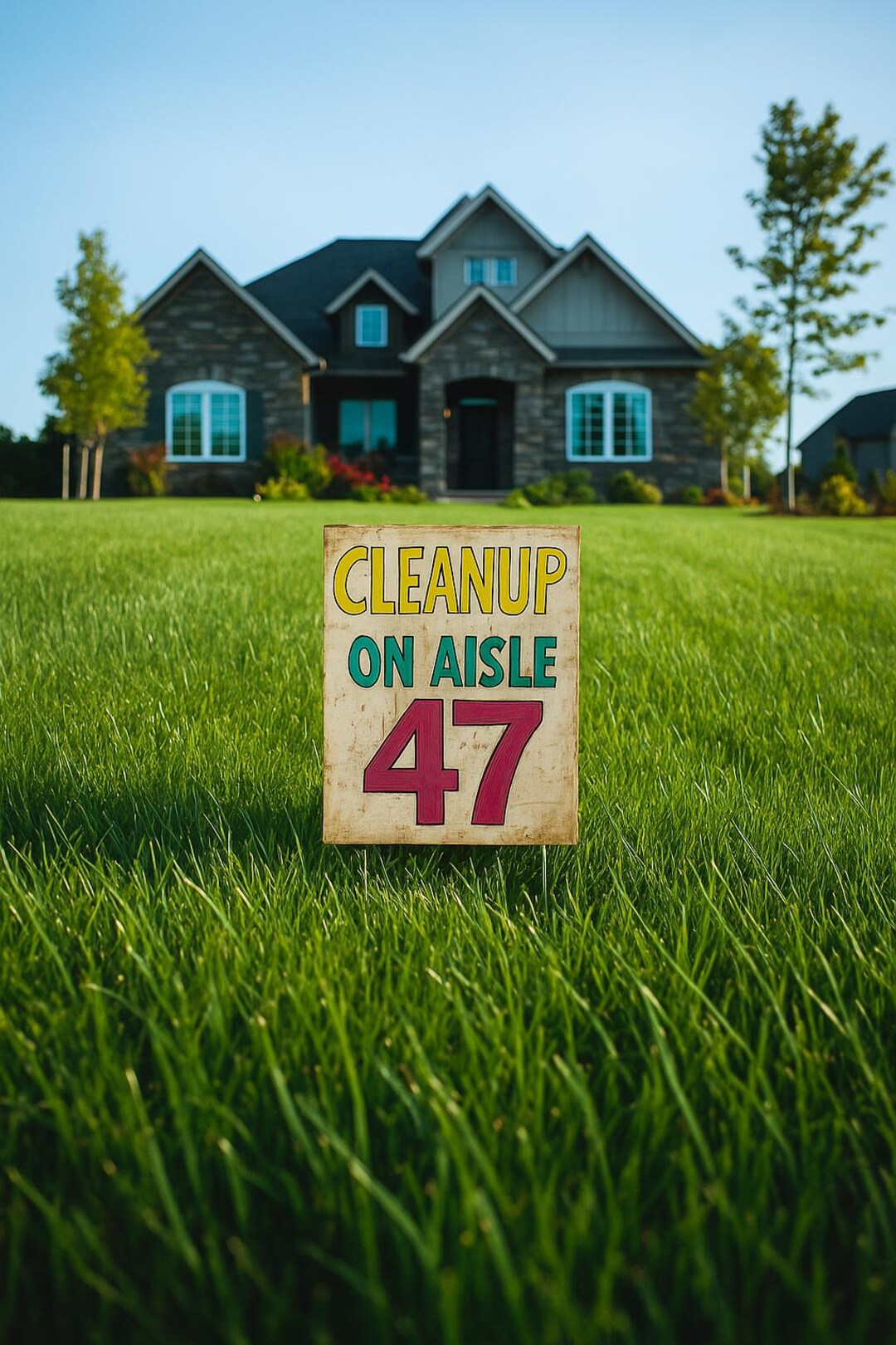 Cleanup on Aisle 47 – Protest Sign Printable - Etsy