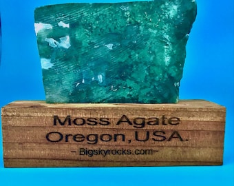 Moss Agate: Oregon, USA.
