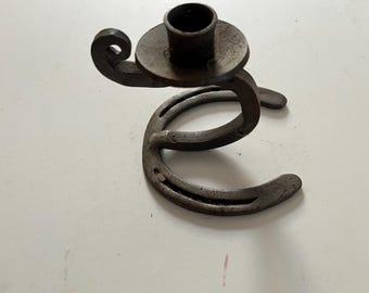 horse shoe candle holder-free shipping