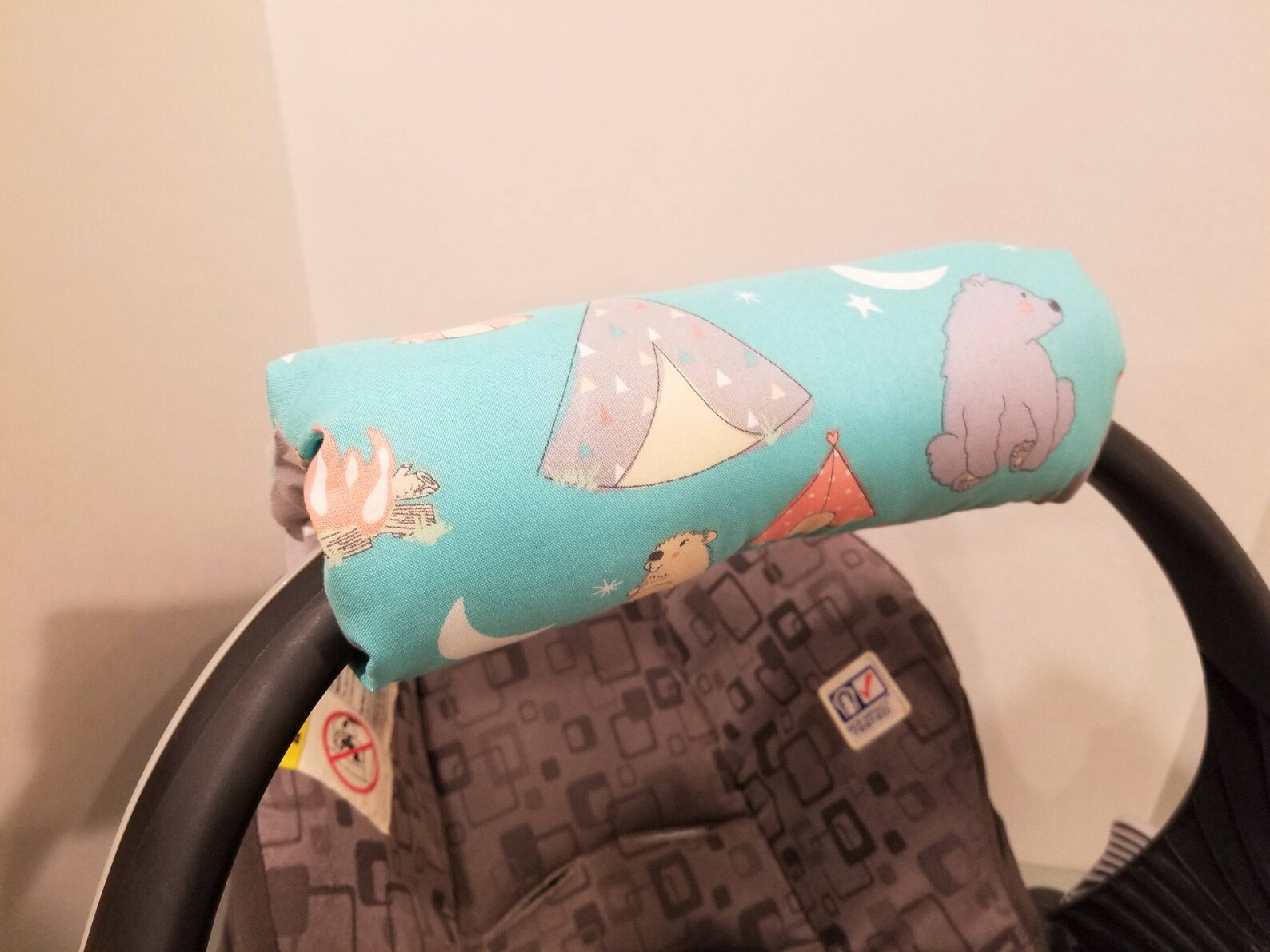 Baby Infant Car Seat Handle Cushion Handle Cover Wrap Etsy