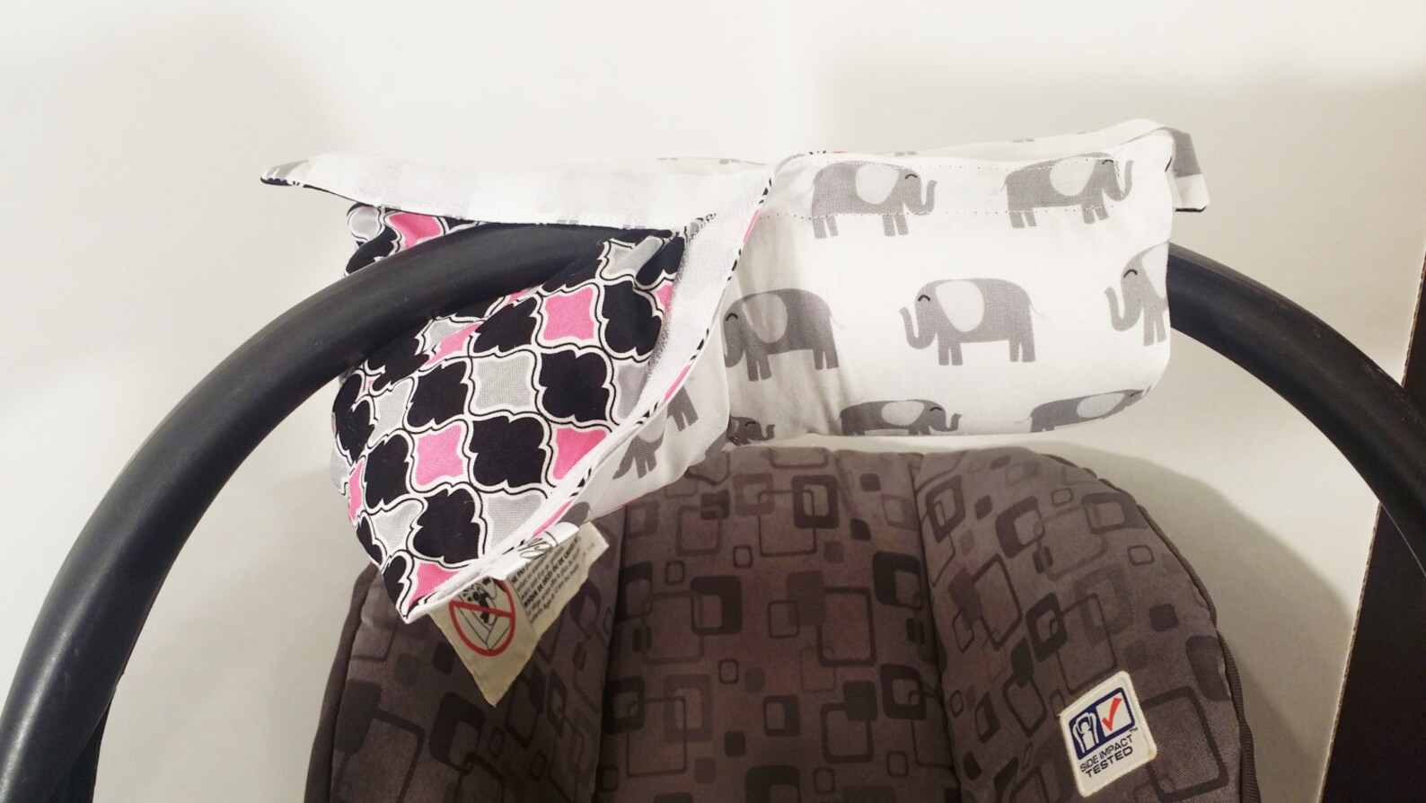 Infant Car Seat Arm Pad Car Seat Cushion Reversible Baby Car Etsy