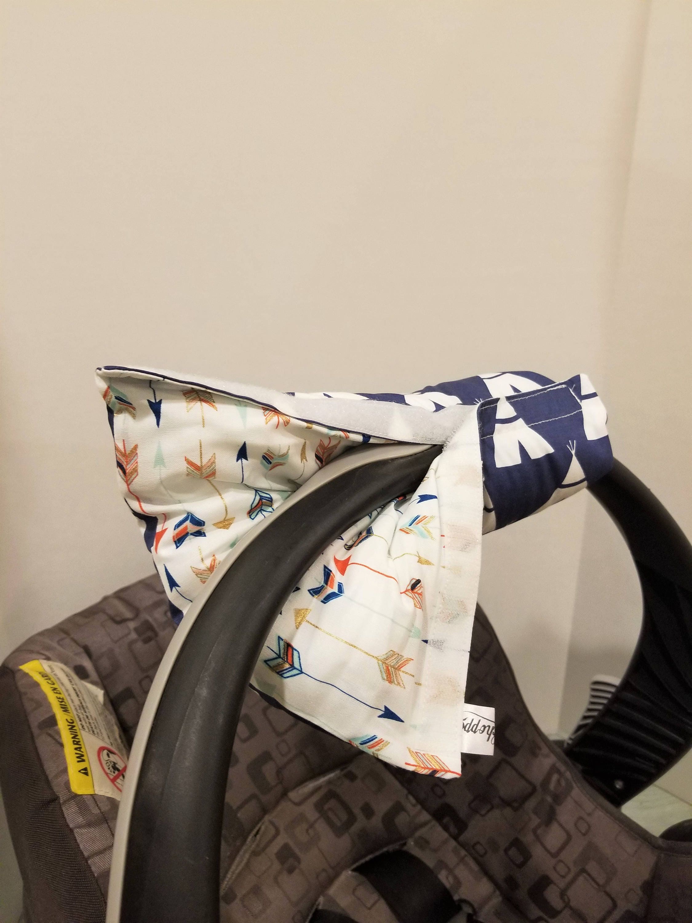 Infant Car Seat Arm Pad Car Seat Cushion Reversible Baby Car Etsy