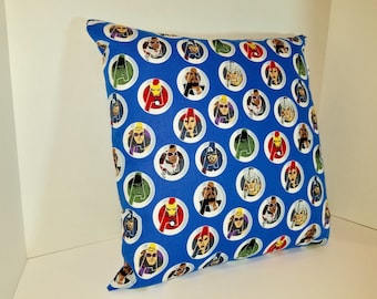 Movie Theme Pillow, Childs Room Throw Pillow, Dorm Room Pillow Cover, Home Theatre, Baby Shower Gift, Decorative Throw Pillow Cover 18x18