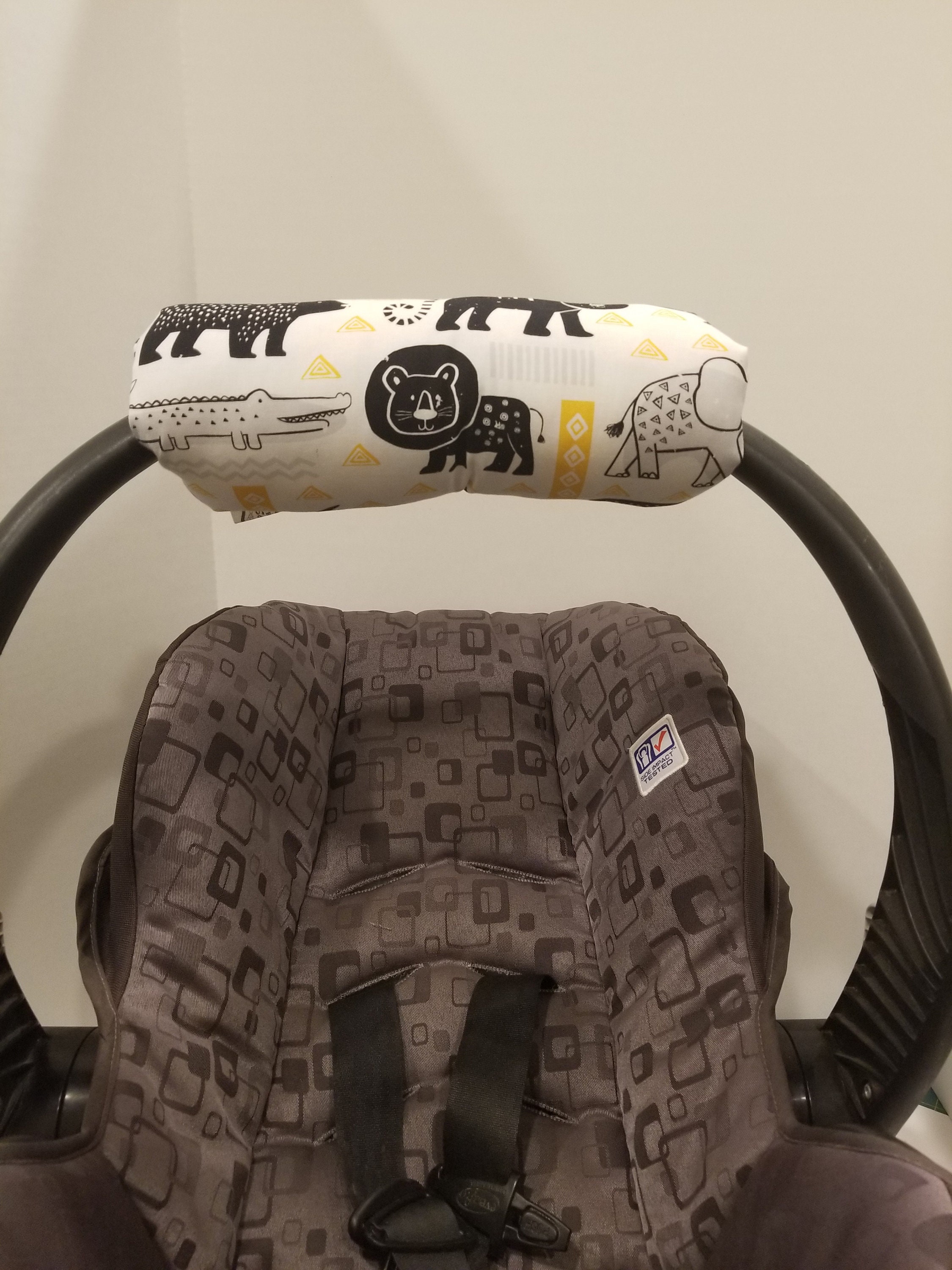 Infant Car Seat Handle Cushion ARM PAD MONOGRAM Available Etsy