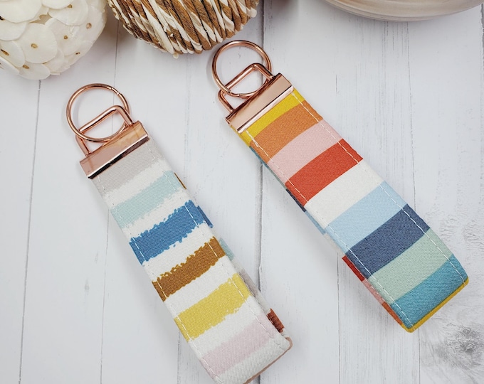 Wristlet Key Fob, Fabric Wristlet, Handmade Wristlet, Wristlet Keyfob, Key Chain Wristlet, Key Fob Holder, Fabric Key Fob, Handmade Key Fob