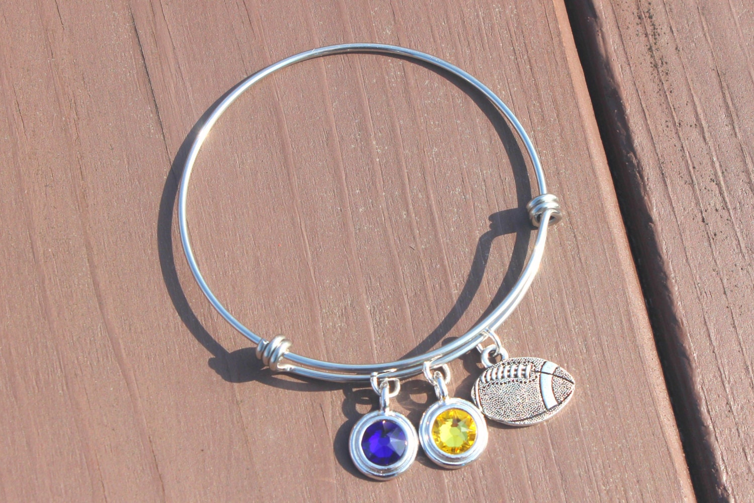 Bangle - Tailgating - Football - Team Colors - Swarovski Crystals ...