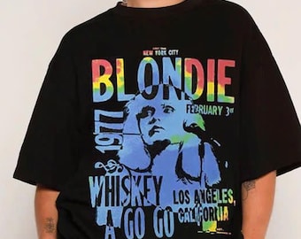 Blondie 1977 Direct From New York City Vintage tshirt, Blondie Parallel Lines tshirt, Debbie Harry rock, hiphop, gift for her, streetwear