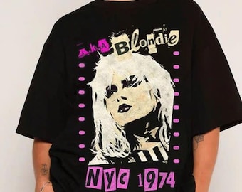 Blondie 1978 NYC tshirt, Direct From New York City Vintage tshirt, Blondie Parallel Lines tshirt, Debbie Harry rock, gift for her,streetwear