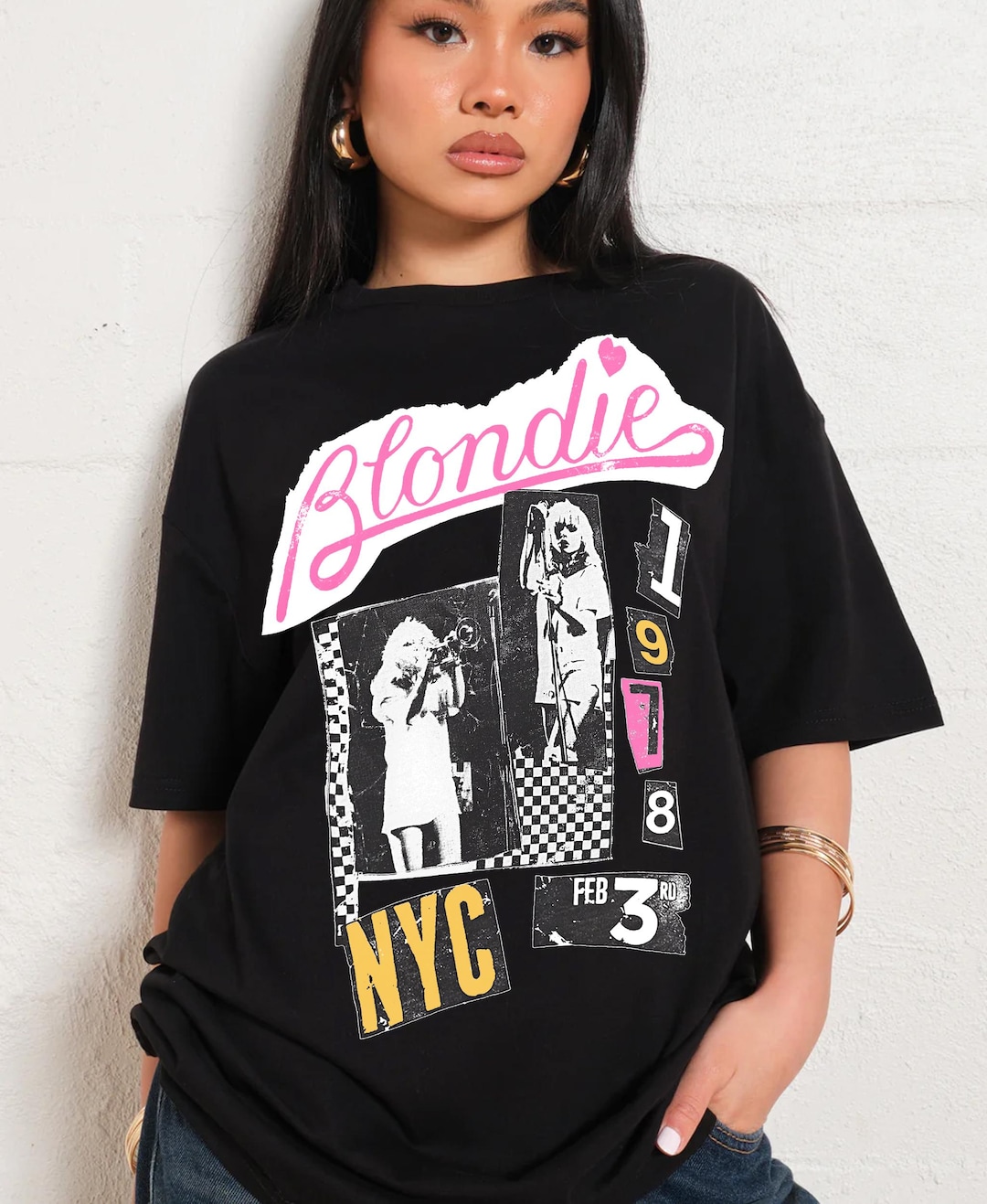 Blondie 1978 NYC Tshirt, Direct From New York City Vintage Tshirt
