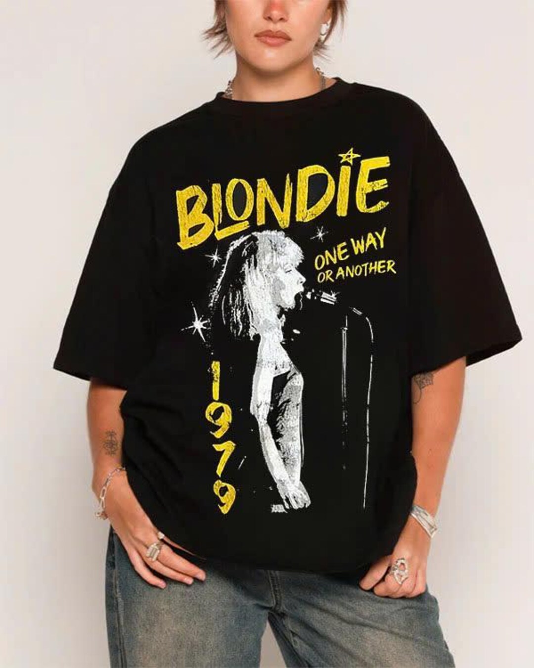 Blondie TシャツJULY 24TH SATURDAY NEW YORK Blondie 1978 NYC Tshirt, Direct From New York City Vintage Tshirt