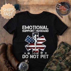 Do Not Pet Husband Shirt, Emotional Support Human Shirt, Funny Shirts For Husband, Emotion Shirt, Best Husband ESH Shirt, Gifts for Husband
