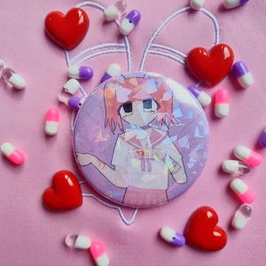 Handmade: menhera-chan badge