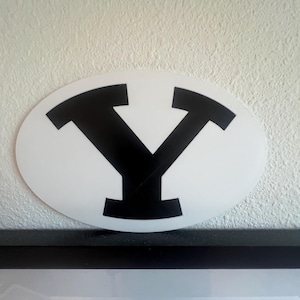 BYU Sign (White)