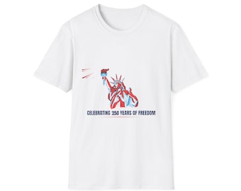 Camiseta comemorativa dos 250 anos de liberdade | Camiseta patriótica do 250º aniversário dos EUA | Camiseta América 250