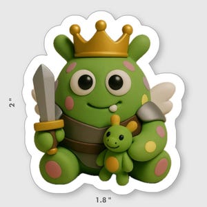 Soufflé - Kleines Monster als Freund Sticker
