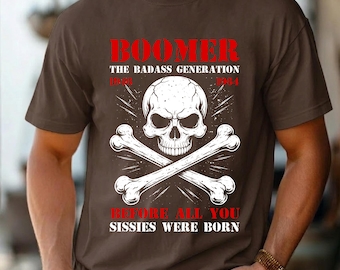 Comfort Colors® Generation X Boomer Shirt Custom Year T-shirt, Boomer Shirt Custom Year Badass Generation, Gift for Gen X Enthusiasts Tee
