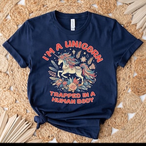 I&#39;m A Unicorn Trapped In a Human Body PNG, Unicorn Sublimation, funny unicorn Sublimation Design, adult unicorn Digital Download