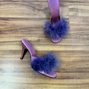 Marabou kitten heels new arrivals