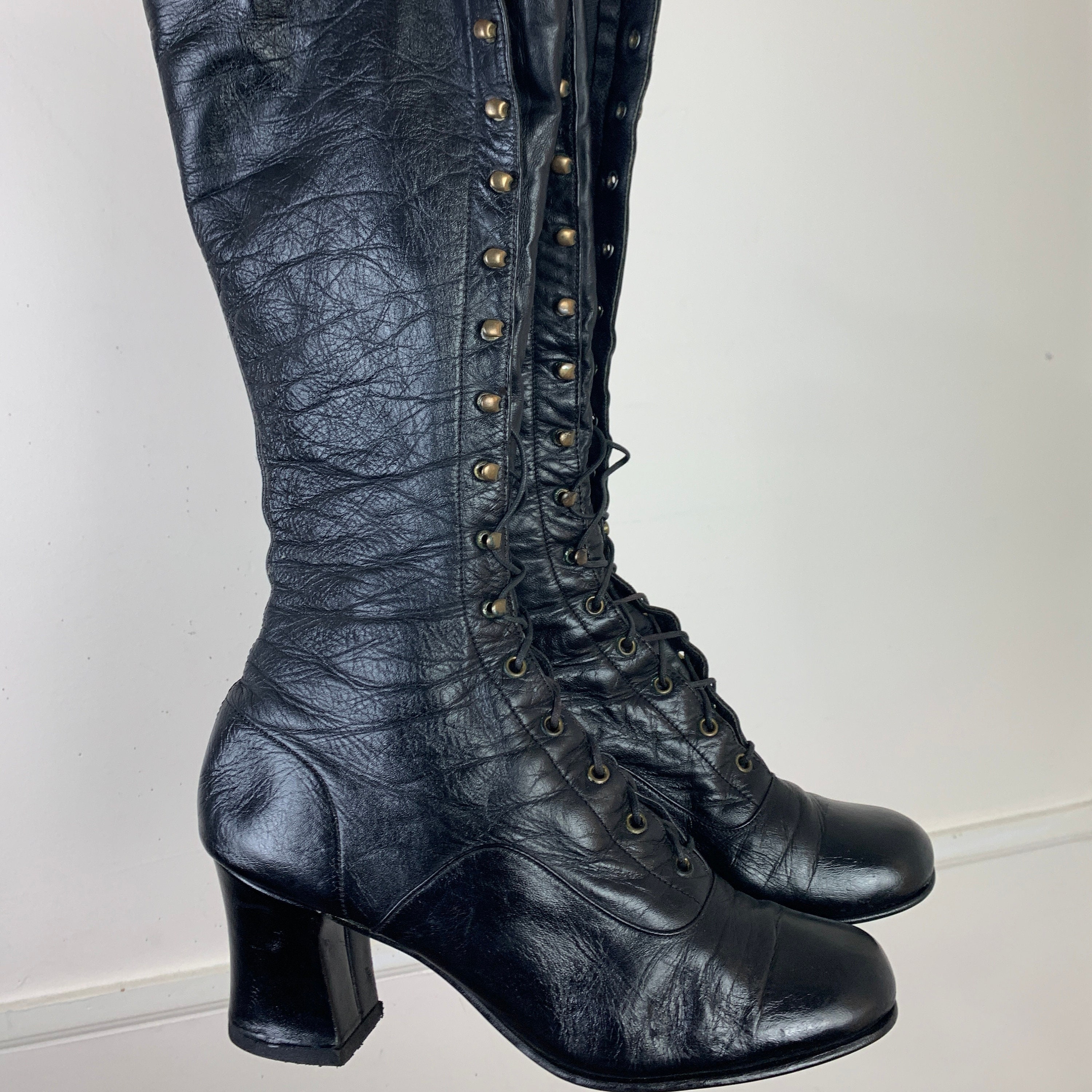 1960s knee high boots