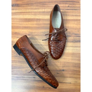 80s Woven Shoes - Etsy