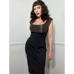 cache black and gold dress Cache dress, black, gold,